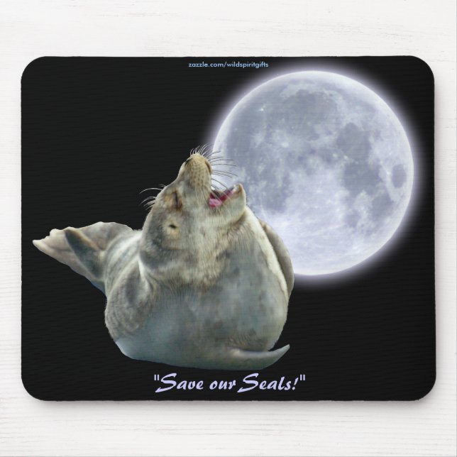 Mousepad Boca-Cola Anti-Caça-Seal-Pup-Lua (Frente)