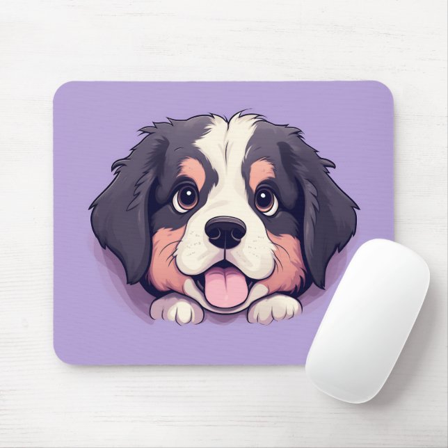 Mousepad Boca-Cola-de-Corda-Montanha Bernesa (Com mouse)