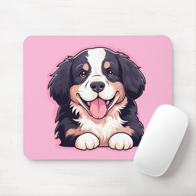 Mousepad Boca-Cola-de-Corda-Montanha Bernesa (Com mouse)