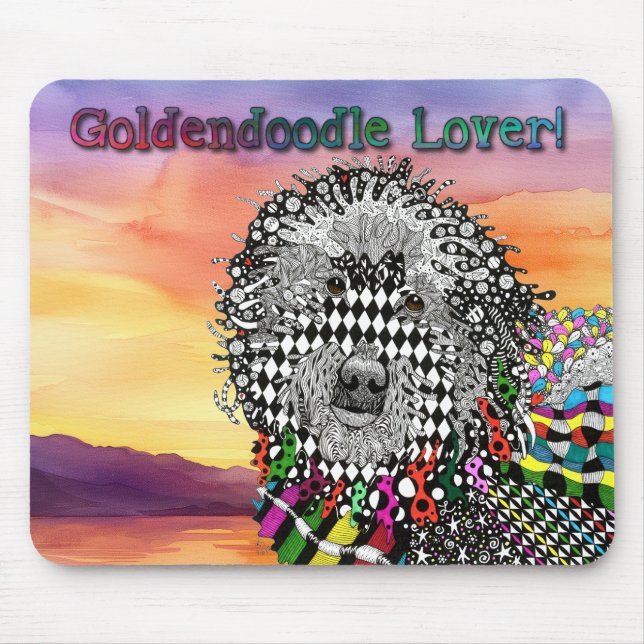 Mousepad Boca de Mão-de-Obra Bonita e Colorida (Frente)