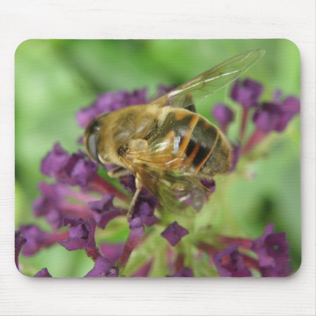 Mousepad Boca de mel e Flores Roxas (Frente)