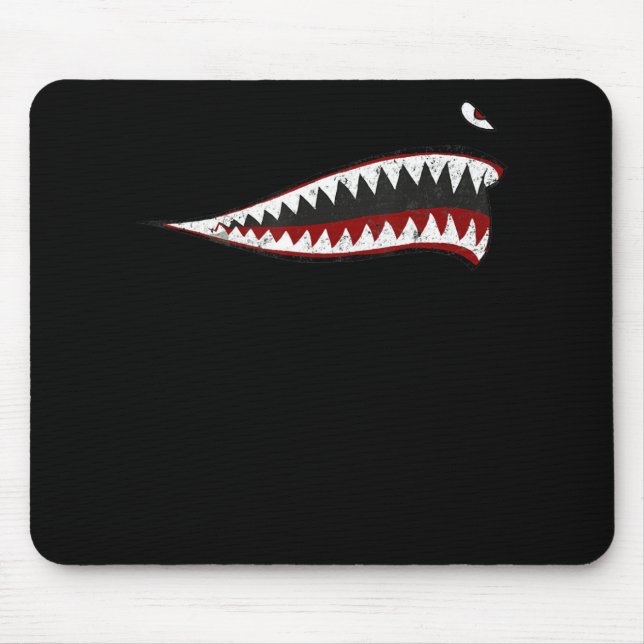 Mousepad Boca De Tubarões Voadores - Presentes Para O Lover (Frente)