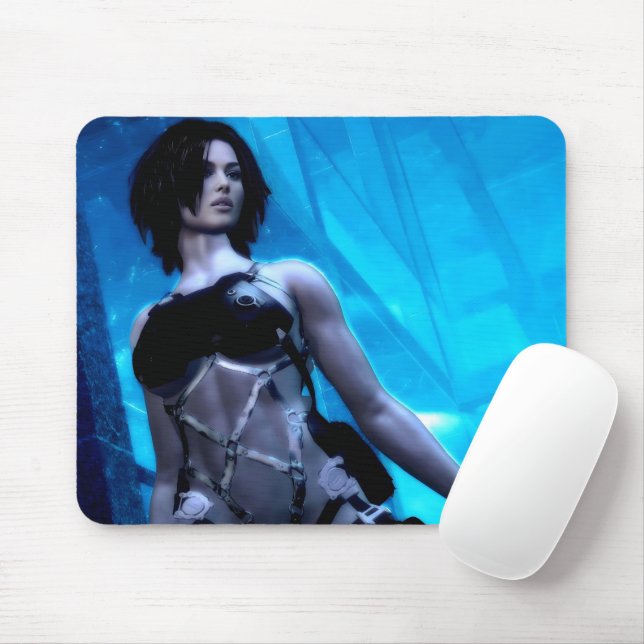 Mousepad Boca-dormente azul (Com mouse)