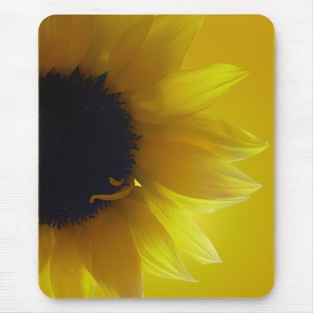 Mousepad Boca-flor-de-sol Bonitos presentes-flores amarelas (Frente)