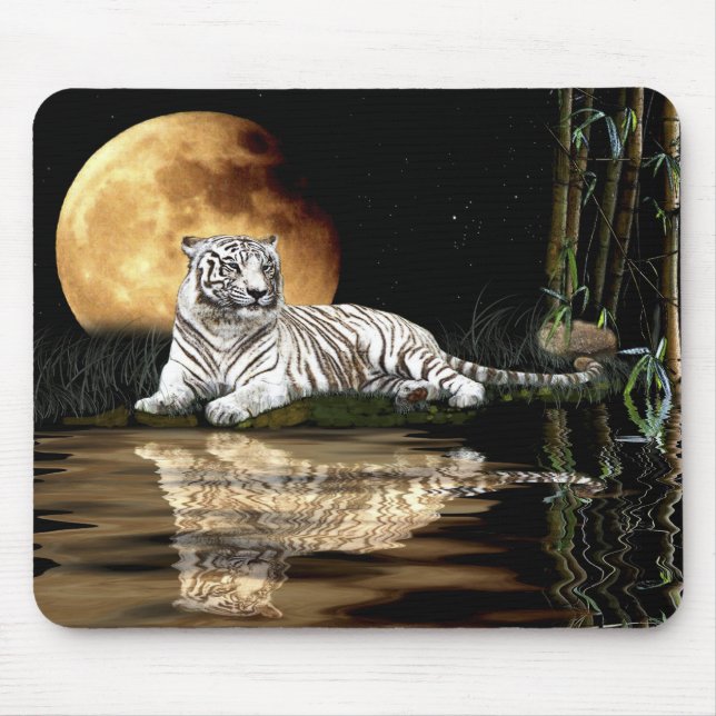 Mousepad Boca-Mão Branca de Espécies Ameaçadas de Extinção (Frente)