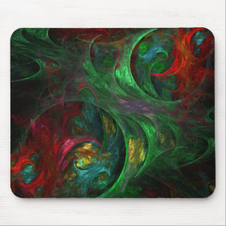 Mousepad Bocal Abstrato de Arte Genesis Verde