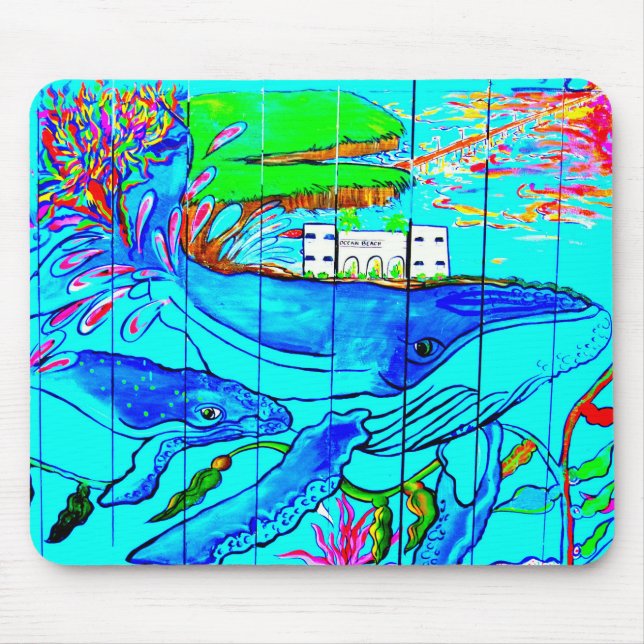 Mousepad bocal das baleias jubarte (Frente)