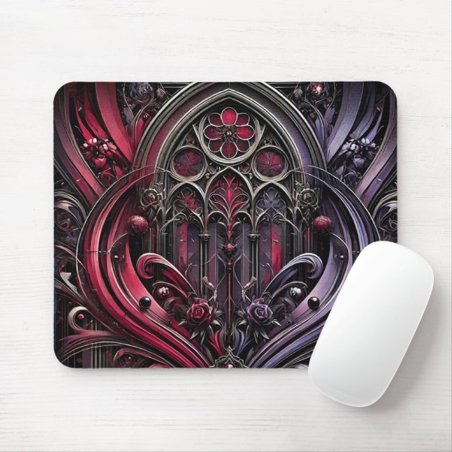 Mousepad Bocal de Arcos Góticos (Com mouse)