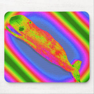 Mousepad bocal de baleia sorridente