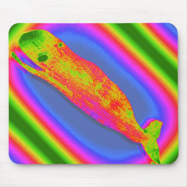 Mousepad bocal de baleia sorridente (Frente)