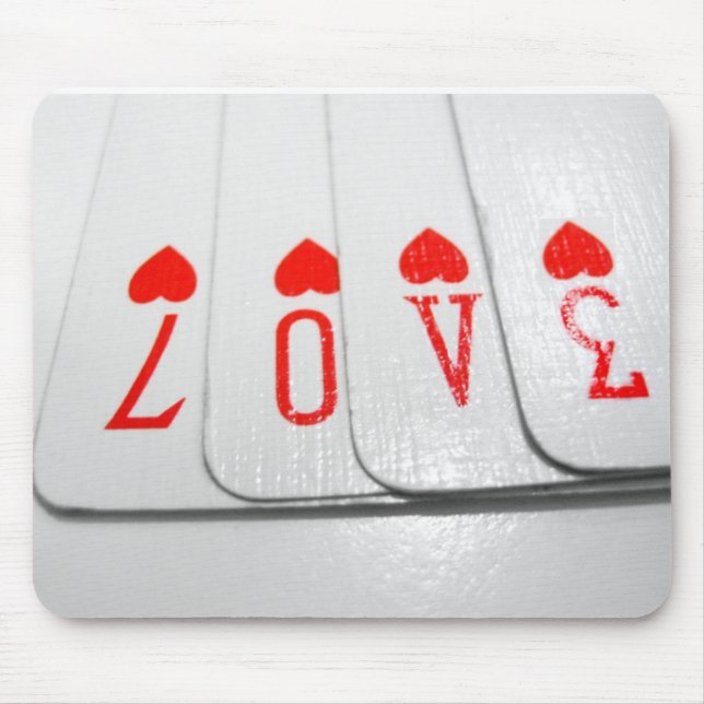 Mousepad Bocal de Coração do Amor (Frente)