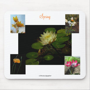Mousepad Bocal de Flores de primavera Crocus