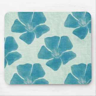 Mousepad Bocal de Flores Turquesas