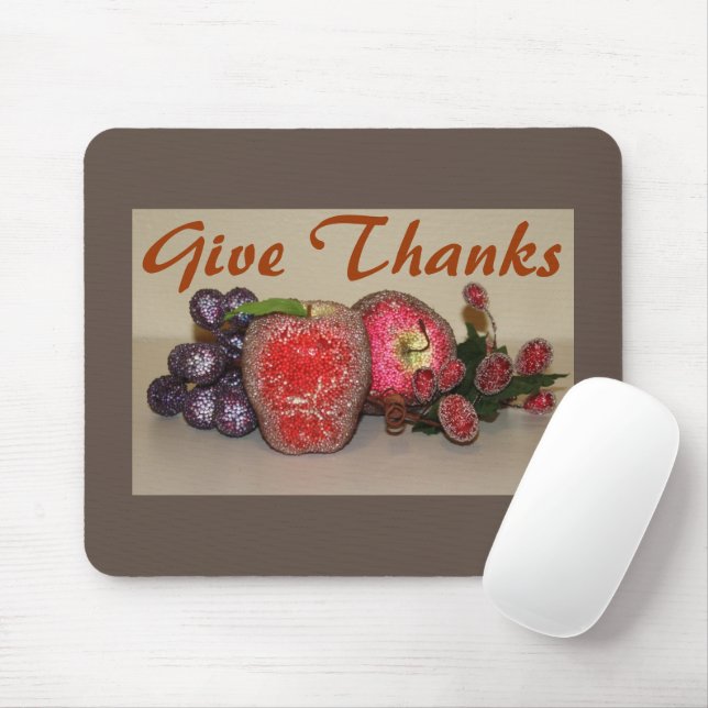 Mousepad Bocal de Frutas Festivas (Com mouse)