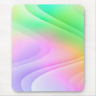 Mousepad bocal de ondas coloridas
