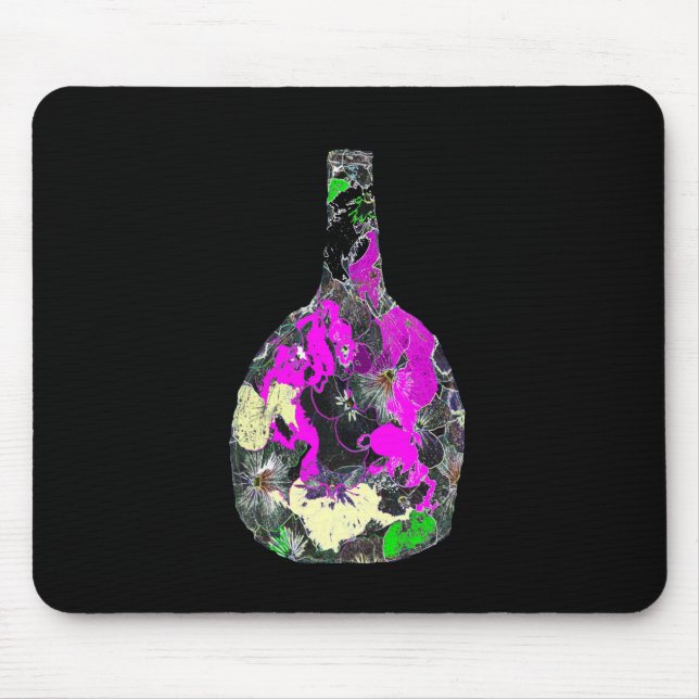 Mousepad bocal de um vaso colorido (Frente)
