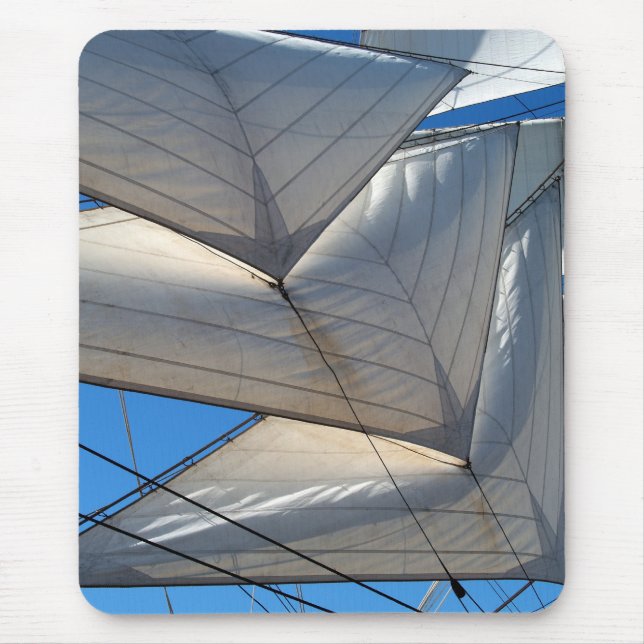 Mousepad Bocal de vela de navegação (Frente)