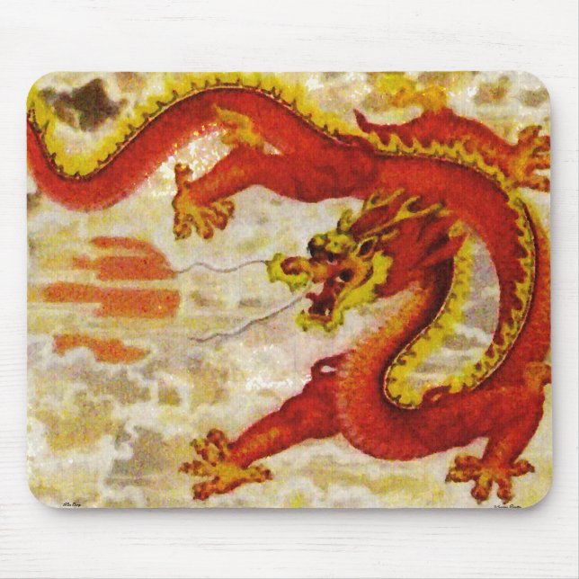Mousepad Bocal do Dragão de Fogo (Frente)