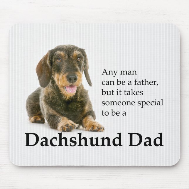 Mousepad Bocal Pai Dachshund Wirehaired (Frente)