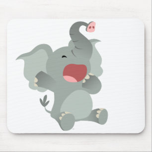Mousepad Bocalhar Elefante-Elefante Cute Sleepy