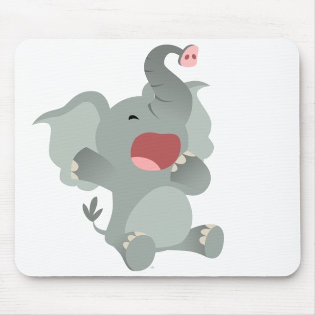 Mousepad Bocalhar Elefante-Elefante Cute Sleepy (Frente)