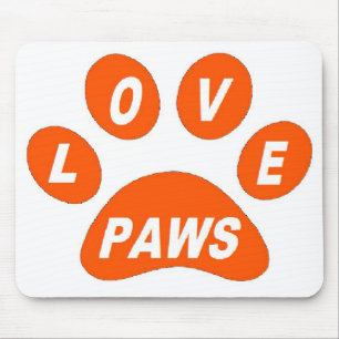 Mousepad Bocas de Amor com Palhetas Laranja