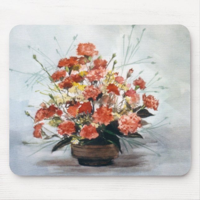 Mousepad Bodegón de Flores — Vida estática das flores (Frente)