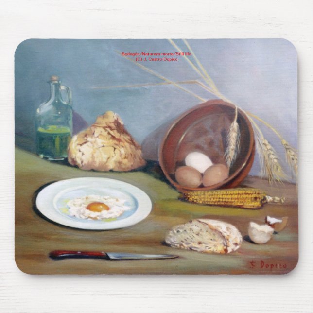 Mousepad Bodegón/Natureza/Vida morta (Frente)