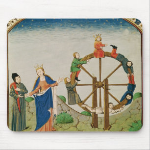 Mousepad Boethius com a roda da fortuna