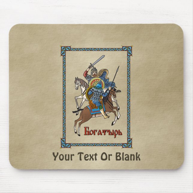 Mousepad Bogatyr russo medieval (Frente)