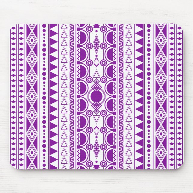 Mousepad Bohemian Ornament 30122020 Violett (Frente)