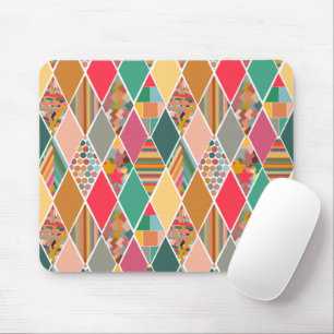 Mousepad Boho Crazy Quilt