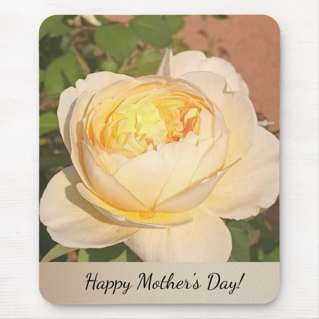 Mousepad Boho Floral Ephemera photo (Frente)