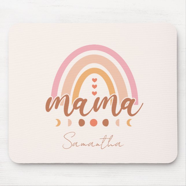 Mousepad Boho Rainbow Mama (Frente)