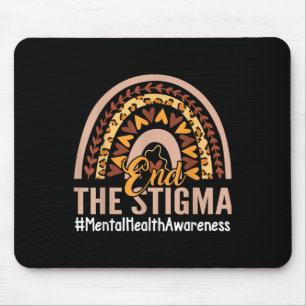 Mousepad Boho Rainbow Termina O Stigma Mental Health Awaren