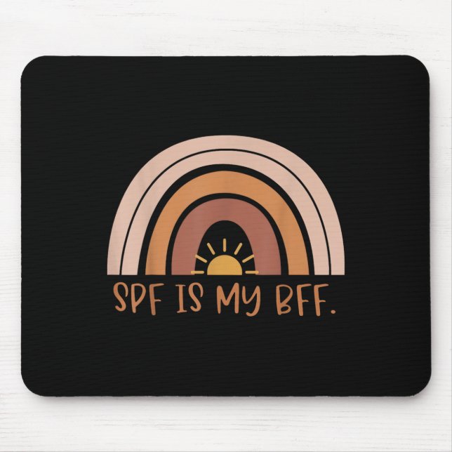 Mousepad Boho Spf É O Meu Dermatologista Dermatologista Do  (Frente)