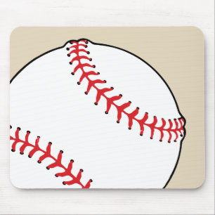 Mousepad Bola de Baseball Fechar Pontas