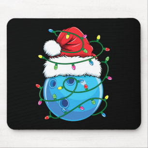 Mousepad Bola de boliche Com Homens Do Papai Noel Xma De Na