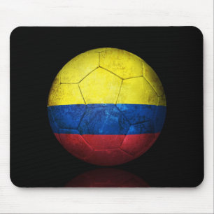 Mousepad Bola de futebol colombiana gasta do futebol de
