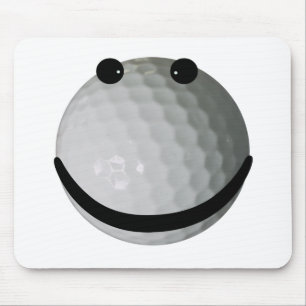 Mousepad bola de golfe da cara