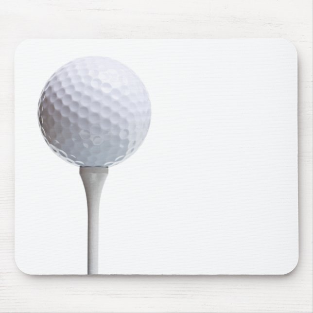 Mousepad Bola de golfe no T personalizado (Frente)