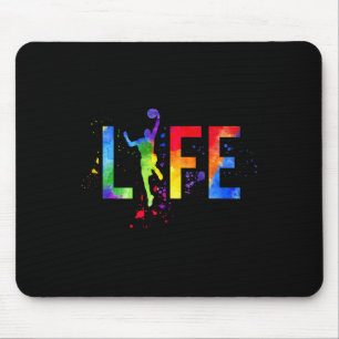 Mousepad Bola de Mens de Basquete é o Life Watercolor Basba