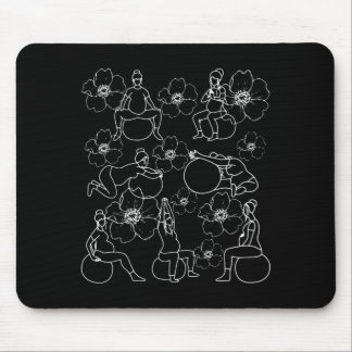 Mousepad Bola de Nascimento Trabalhador de Nascimento Posiç