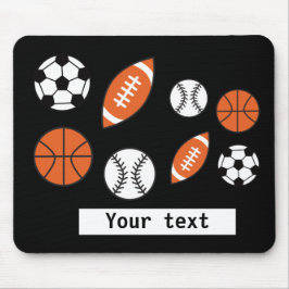 Mousepad Bola Esportiva Engraçado