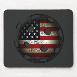 Mousepad Bola EUA da salmoura da bandeira americana