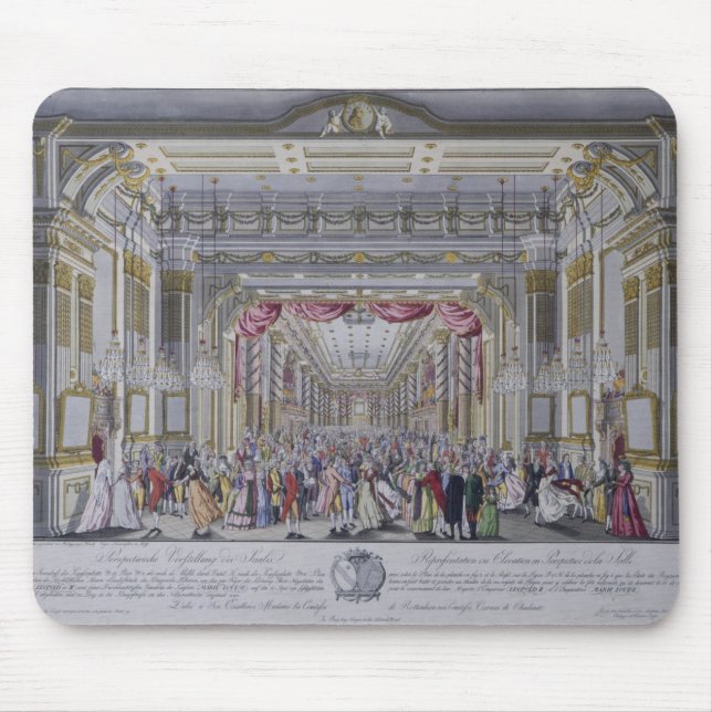 Mousepad Bola que segue a coroação de Leopold (Frente)
