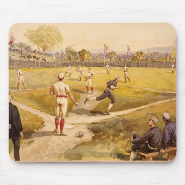 Mousepad Bola velha da base de tempo (Frente)
