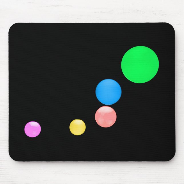 Mousepad Bolas Coloridas (Frente)