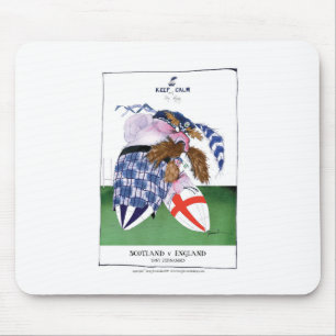 Mousepad bolas de scotland v Inglaterra, fernandes tony