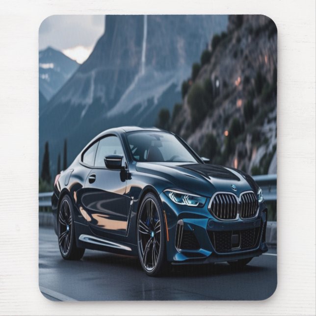 Mousepad Bold BMW Dream Car Design - Luxo elegante para Aut (Frente)